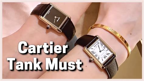 must de cartier tank history|cartier tank must interchangeable strap.